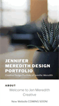 Mobile Screenshot of jenmeredith.com